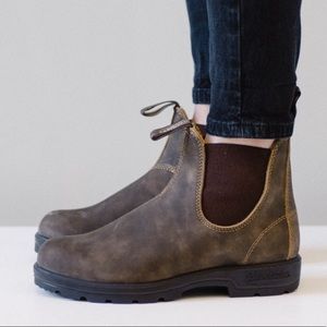 Blundstone 585 Chelsea Brown Leather Boots